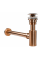 Сифон для раковины REA BRUSHED COPPER+CLICK-CLACK универсальный