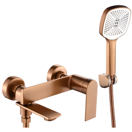 Смеситель для ванны и душа REA STORM BRUSHED COPPER с изливом