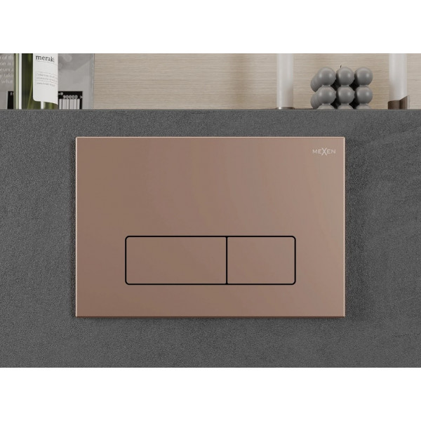 Кнопка змиву для інсталяції MEXEN FENIX 13 SLIM ROSE GOLD