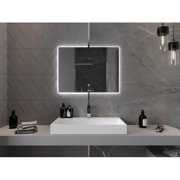 Дзеркало MEXEN SUN 80x60 LED прямокутне