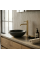 Смеситель для раковины REA LUNGO STRIPE BRUSHED GOLD высокий