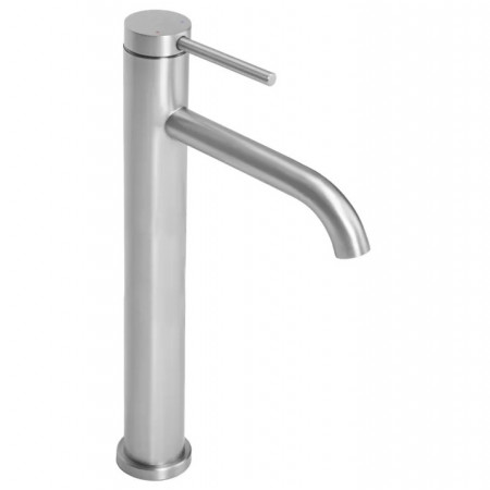Смеситель для раковины (умывальника) REA CLIF NICKEL BRUSHED никель высокий