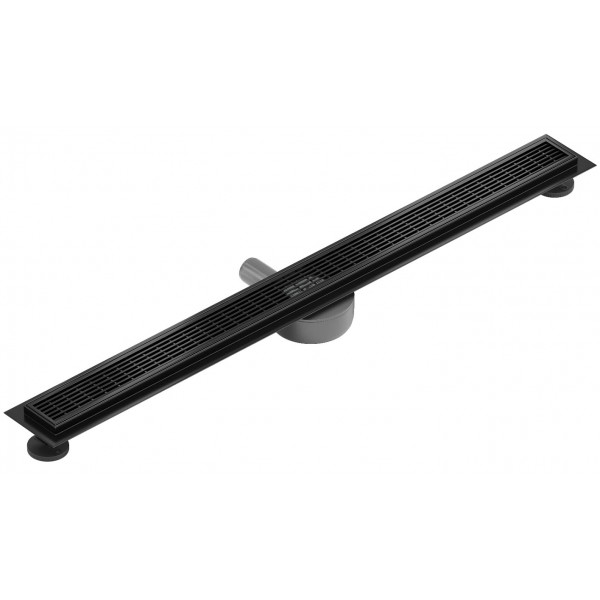 Трап для душу MEXEN FLAT 100 M33 BLACK 360° чорний