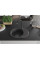 Гранітна кухонна мийка MEXEN KEVIN BLACK GRANITE + сифон BLACK