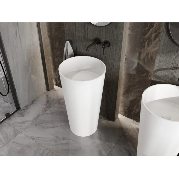 Умивальник (раковина) MEXEN ONYX-1 WHITE MATT підлоговий