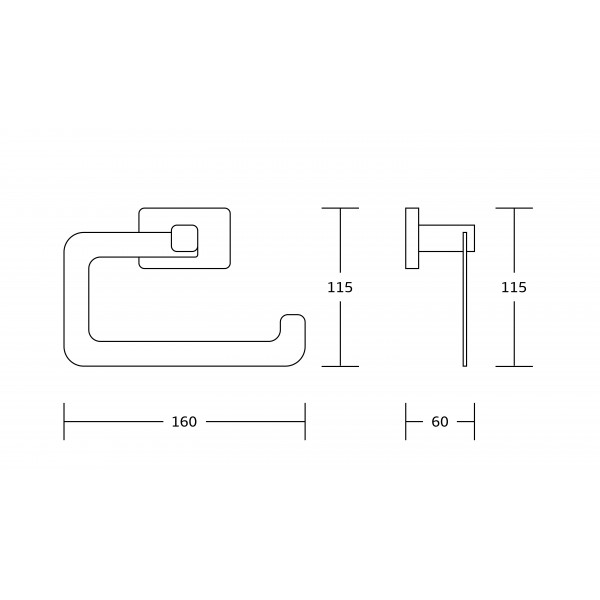 Держатель для туалетной бумаги VBI MARS GOLD