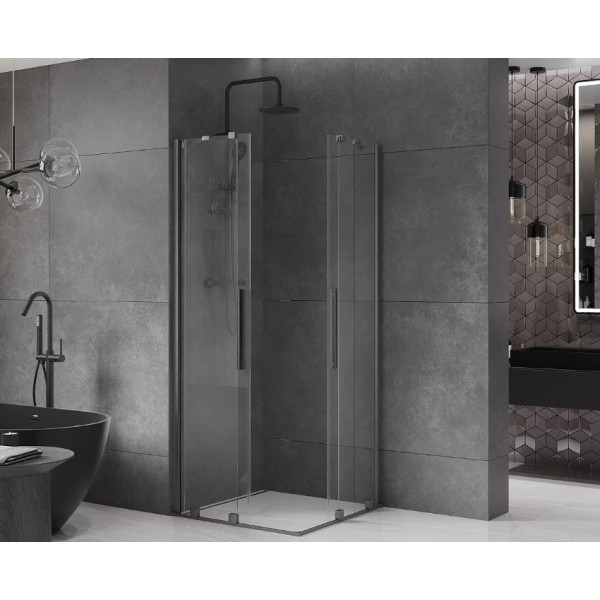 Душова кабіна MEXEN VELAR DUO 100х100 GRAPHITE