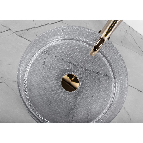 Умывальник (раковина) REA CRISTAL 35 LIGHT GREY накладной