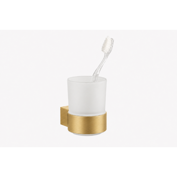 Стакан для зубных щеток VBI TERRA BRUSHED GOLD
