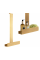 Полка REA TORI BRUSHED GOLD на душевую стенку
