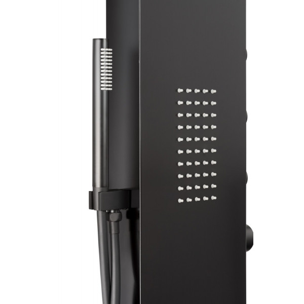 Душова панель CORSAN DUO BLACK LED
