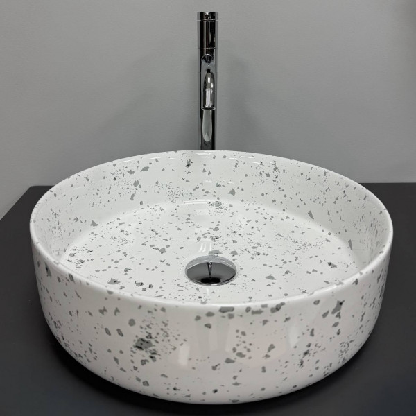 Умывальник (раковина) VBI BARI S GREY MOSAIC накладной