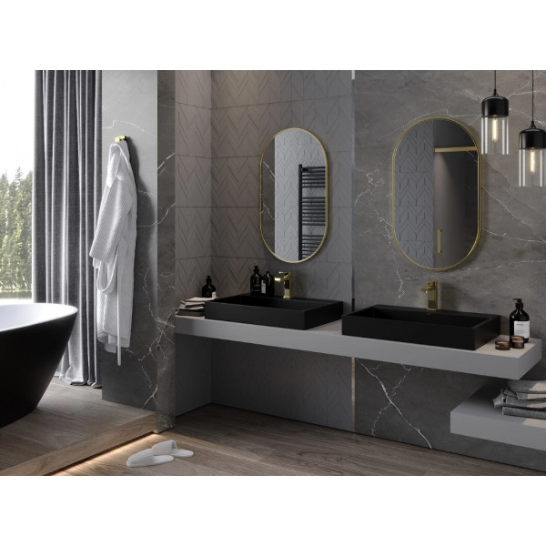 Дзеркало MEXEN LOFT 85x50 GOLD овальне