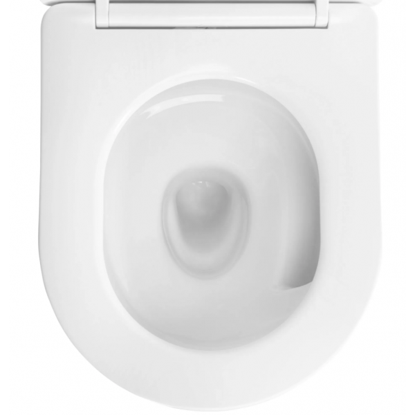 Подвесной унитаз REA CARLO MINI TORNADO NF WHITE