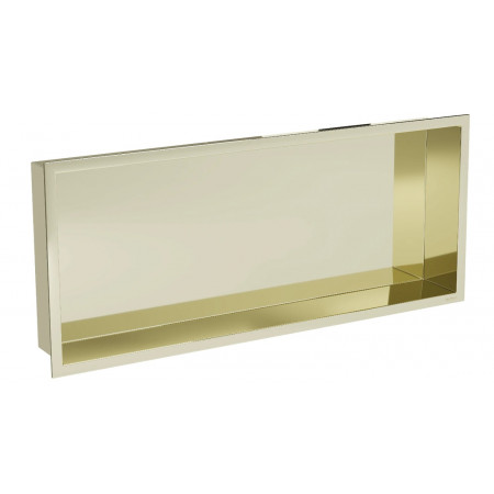 Вбудована полиця MEXEN X-Wall-R 75 GOLD з обідком