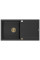 Гранітна кухонна мийка MEXEN LEO BLACK SILVER + сифон GOLD