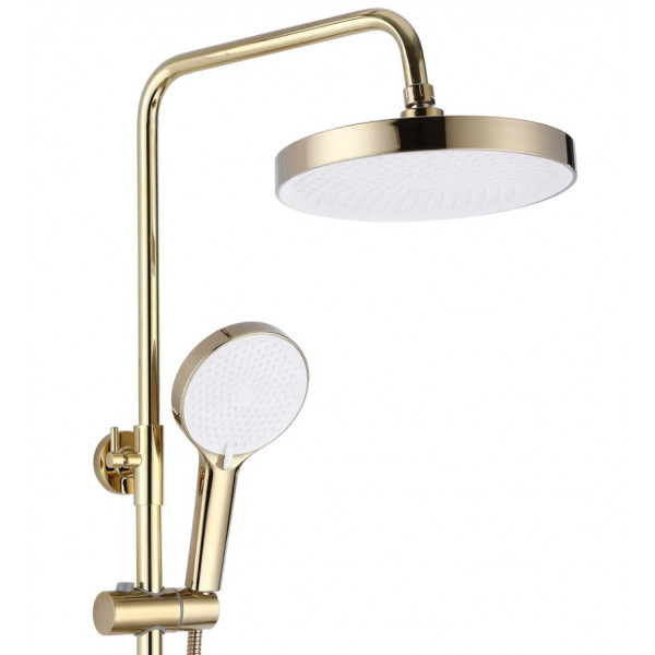 Душевой гарнитур REA BLOOM GOLD WHITE с изливом *