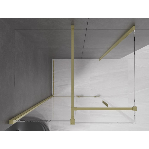 Душова кабіна MEXEN VELAR 140х100 BRUSHED GOLD