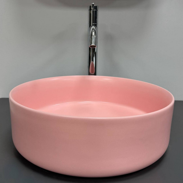 Умывальник (раковина) VBI PRATO PINK MATT накладной