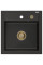 Гранітна кухонна мийка MEXEN VITO BLACK GOLD + сифон GOLD