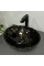 Умывальник (раковина) VBI PARMA MARBLE BLACK GLOSSY накладной