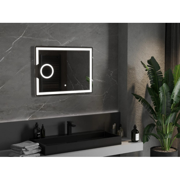 Дзеркало MEXEN ONYX 80x60 LED прямокутне