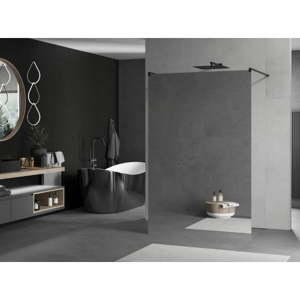Душова стінка MEXEN KIOTO 120 MIRROR BLACK