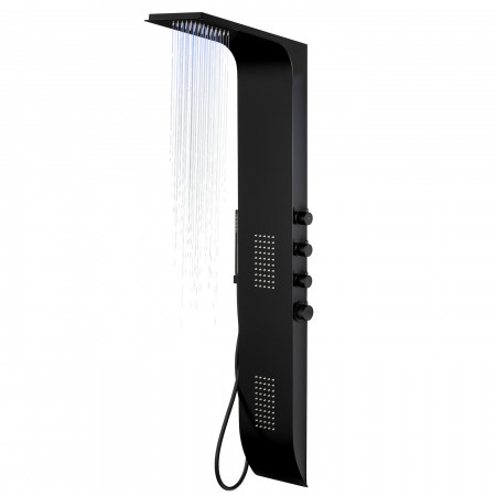 Душова панель CORSAN DUO BLACK LED