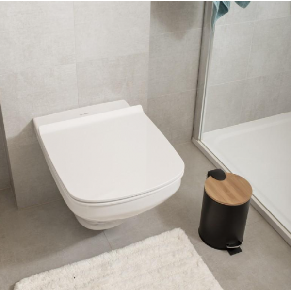 Кошик для сміття YOKA VINI BLACK BAMBOO 3л.