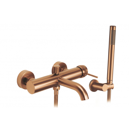 Смеситель для ванны REA LUNGO GRIP BRUSHED COPPER с изливом