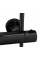 Душевой гарнитур REA LUNGO BLACK GLOSSY с термостатом и изливом