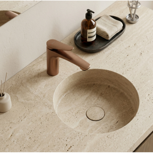 Смеситель для раковины REA VISION BRUSHED COPPER низкий