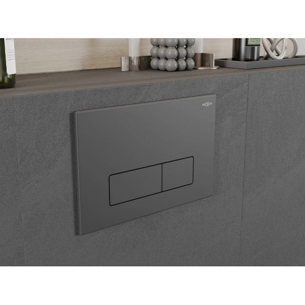 Кнопка змиву для інсталяції MEXEN FENIX 13 SLIM GRAPHITE
