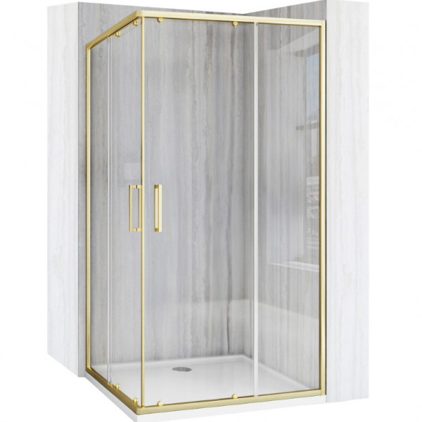 Душевая кабина REA CITY 80х80 BRUSHED GOLD