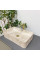 Умывальник (раковина) VBI ARABBA M BEIGE STONE MATT накладной