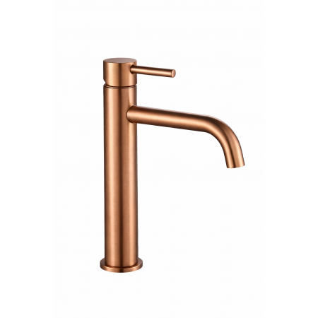 Смеситель для раковины VBI MILANO BRUSHED COPPER высокий
