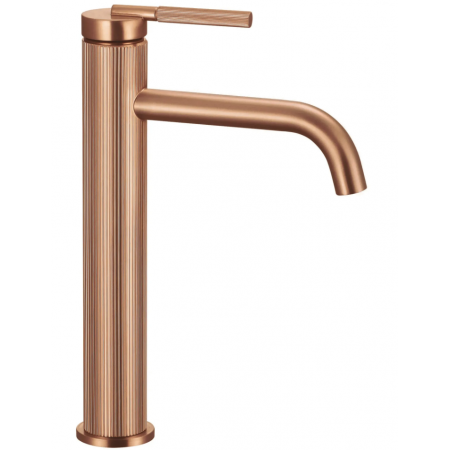 Смеситель для раковины (умывальника) REA ARGON BRUSHED COPPER высокий