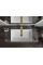 Умивальник (раковина) MEXEN NADIA 60 WHITE GOLD EDGE накладний