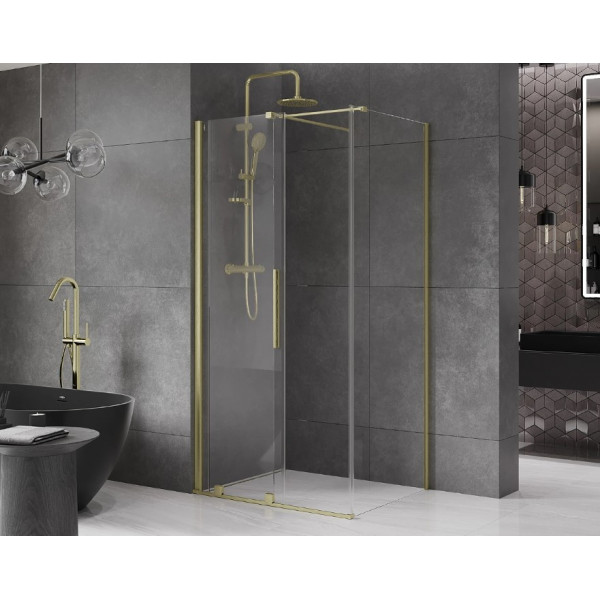 Душова кабіна MEXEN VELAR 130х85 BRUSHED GOLD