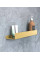 Полка для ванны REA SF04 60 BRUSHED GOLD
