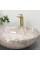 Умывальник (раковина) VBI PARMA GREY STONE GLOSSY накладной