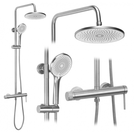 Душевой гарнитур REA FOSS CLIF NICKEL BRUSHED