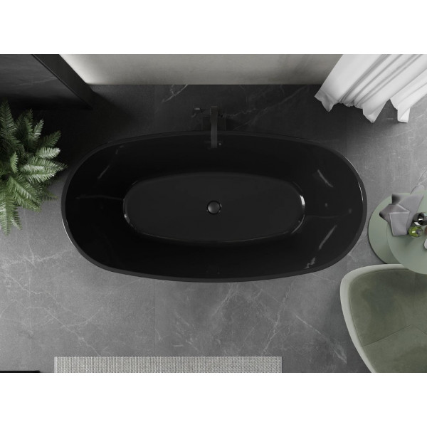 Ванна окрема MEXEN ERIS 170х85 BLACK-B акрилова