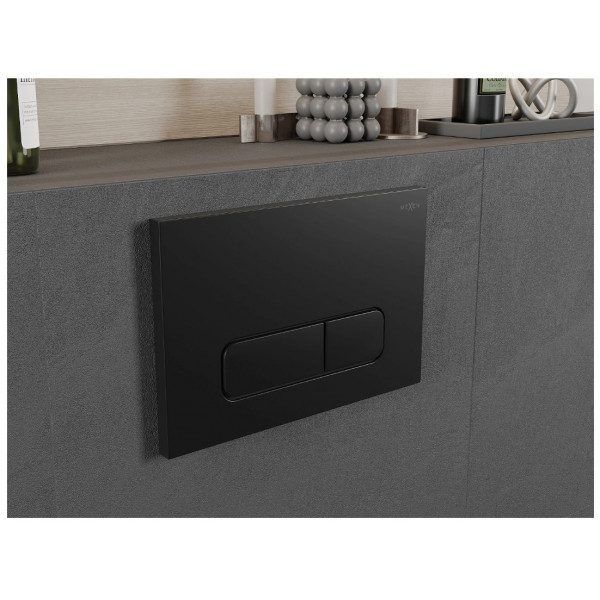 Кнопка змиву для інсталяції MEXEN FENIX 02 BLACK