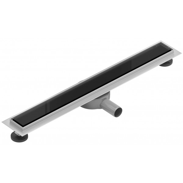 Трап для душу MEXEN FLAT 80 MGB BLACK 360 ° чорний