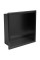 Встраиваемая полка REA 30X30 BLACK MATT с ободком
