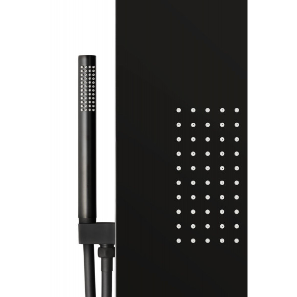 Душова панель CORSAN DUO BLACK з термостатом