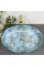 Умывальник (раковина) VBI UDINE MARBLE BLUE MATT накладной