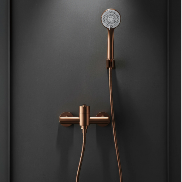 меситель для ванны и душа REA ONTARIO BRUSHED COPPER без излива