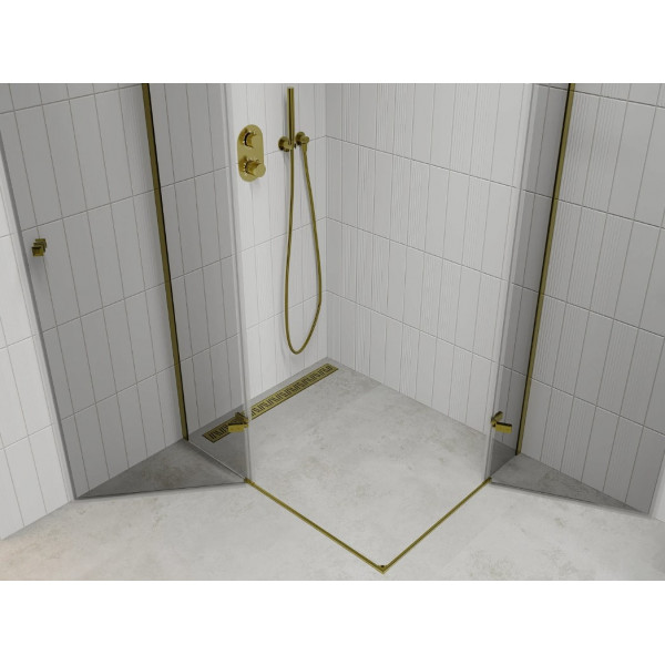 Душова кабіна MEXEN ROMA DUO 100x90 GOLD